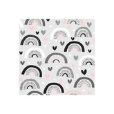 DFDM Rainbow Hearts Flannel
